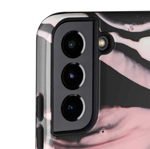 Pink Marble Ink Galaxy S22 Plus Pro Case