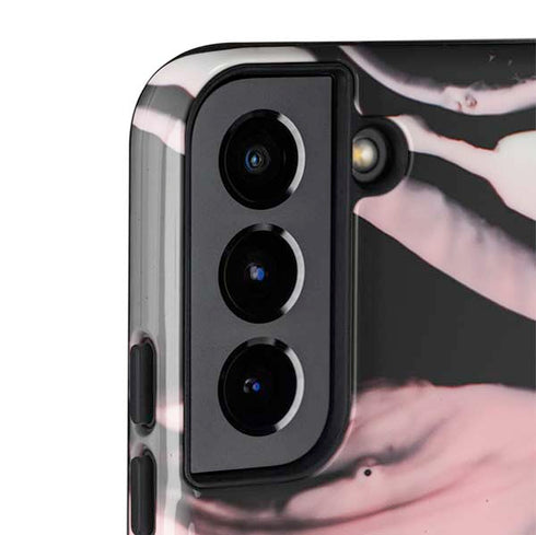 Pink Marble Ink Galaxy S22 Pro Case