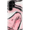 Pink Marble Ink Galaxy S22 Ultra Pro Case