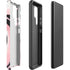 Pink Marble Ink Galaxy S22 Ultra Pro Case