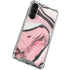 Pink Marble Ink Galaxy S23 Plus Clear Case