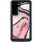 Pink Marble Ink Galaxy S23 Plus Waterproof Case