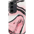 Pink Marble Ink Galaxy S23 Pro Case