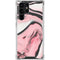 Pink Marble Ink Galaxy S24 Ultra Clear Case