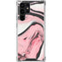 Pink Marble Ink Galaxy S24 Ultra Clear Case