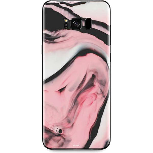 Pink Marble Ink Galaxy S8 Skin