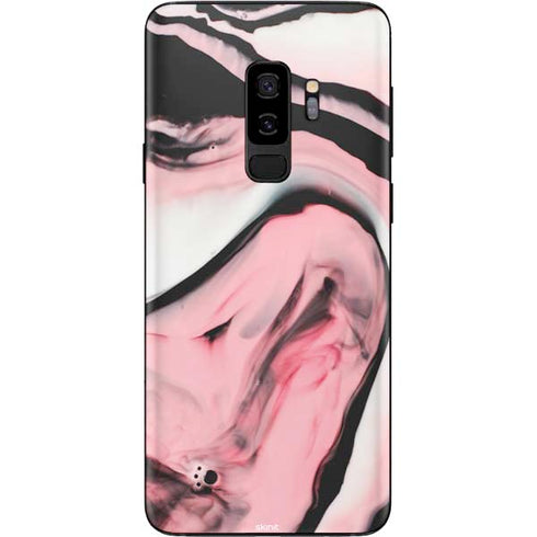 Pink Marble Ink Galaxy S9 Plus Skin