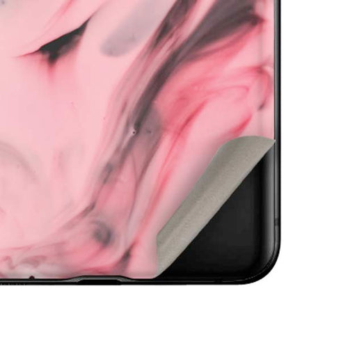 Pink Marble Ink Galaxy Z Flip Skin