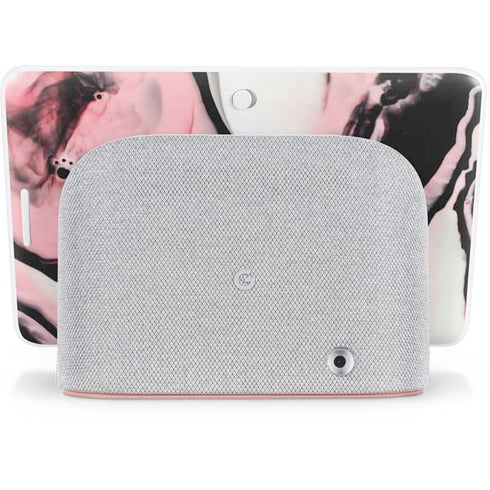 Pink Marble Ink Google Home Hub Skin
