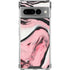 Pink Marble Ink Google Pixel 7 Pro Clear Case