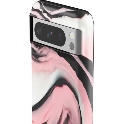Pink Marble Ink Google Pixel 8 Pro Impact Case