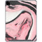Pink Marble Ink iPad Pro 12.9in (2020) Clear Case