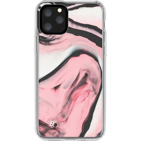 Pink Marble Ink iPhone 11 Pro Clear Case