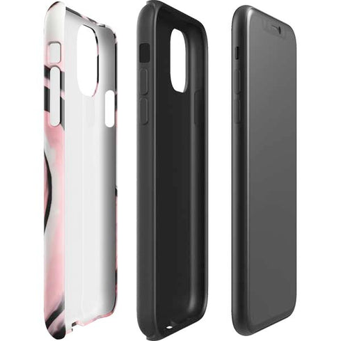 Pink Marble Ink iPhone 11 Pro Max Impact Case