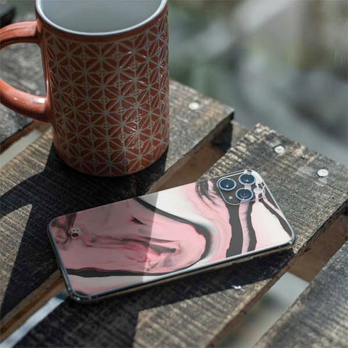 Pink Marble Ink iPhone 11 Pro Max Skin