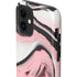 Pink Marble Ink iPhone 12 Impact Case