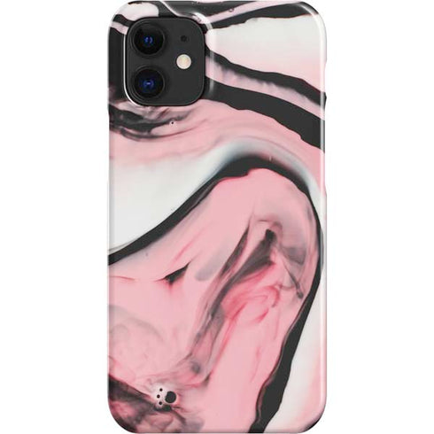 Pink Marble Ink iPhone 12 Mini Lite Case
