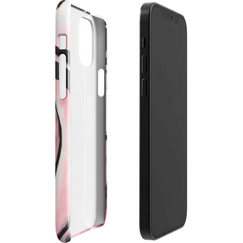 Pink Marble Ink iPhone 12 Mini Lite Case