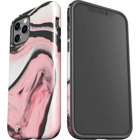 Pink Marble Ink iPhone 12 Pro Impact Case