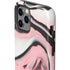 Pink Marble Ink iPhone 12 Pro Max Impact Case