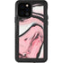Pink Marble Ink iPhone 12 Pro Waterproof Case