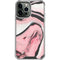 Pink Marble Ink iPhone 13 Pro Max Clear Case