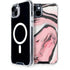 Pink Marble Ink iPhone 15 Plus MagSafe Case