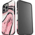 Pink Marble Ink iPhone 15 Pro Impact Case