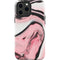Pink Marble Ink iPhone 15 Pro Max Impact Case