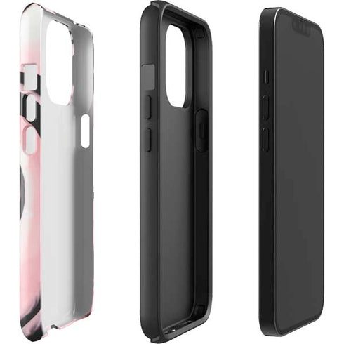 Pink Marble Ink iPhone 15 Pro Max Impact Case
