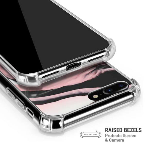 Pink Marble Ink iPhone 7/8 Plus Clear Case