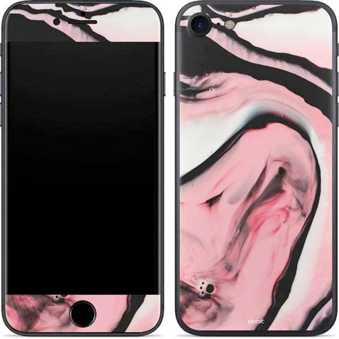 Pink Marble Ink iPhone 7 Skin