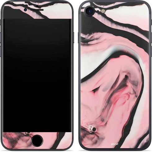 Pink Marble Ink iPhone 8 Skin