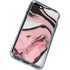 Pink Marble Ink iPhone SE (2nd & 3rd Gen) Clear Case
