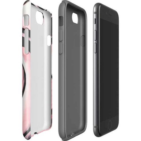 Pink Marble Ink iPhone SE (2nd & 3rd Gen) Pro Case