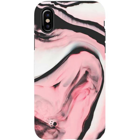 Pink Marble Ink iPhone X Pro Case