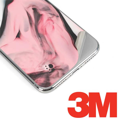 Pink Marble Ink iPhone X Skin