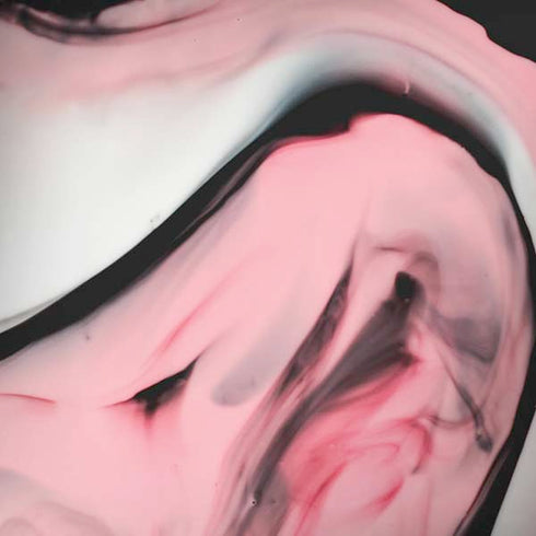 Pink Marble Ink iPhone X Skin