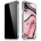Pink Marble Ink iPhone XR Clear Case