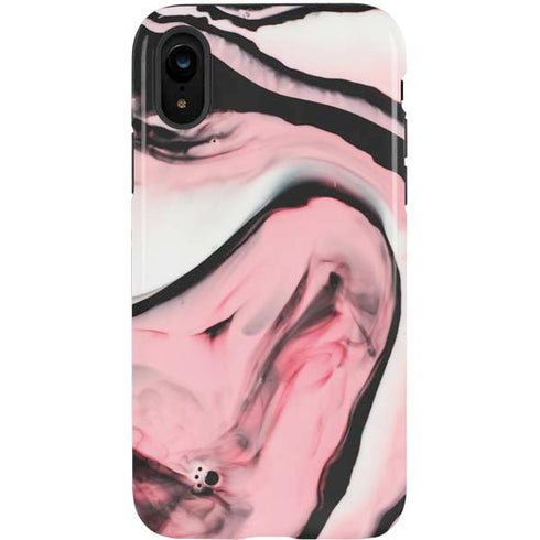 Pink Marble Ink iPhone XR Pro Case