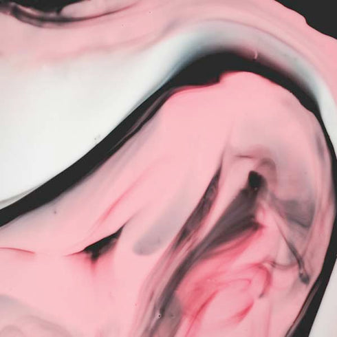 Pink Marble Ink iPhone XR Skin