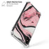 Pink Marble Ink iPhone XS Max Clear Case