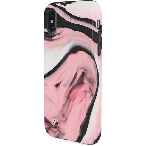 Pink Marble Ink iPhone XS Pro Case