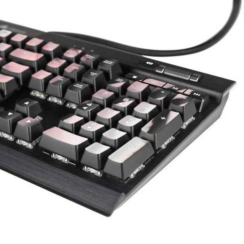 Pink Marble Ink K95 RGB PLATINUM Mechanical Gaming Keyboard Skin