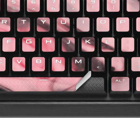 Pink Marble Ink K95 RGB PLATINUM Mechanical Gaming Keyboard Skin