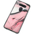 Pink Marble Ink LG K51/Q51 Clear Case