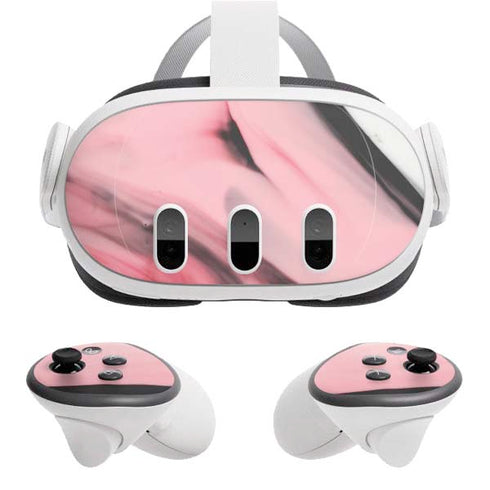Pink Marble Ink Meta Quest 3 Skin