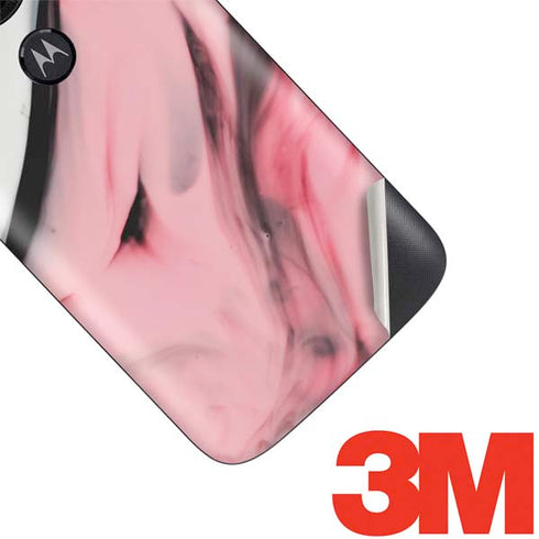 Pink Marble Ink Moto E5 Play Skin