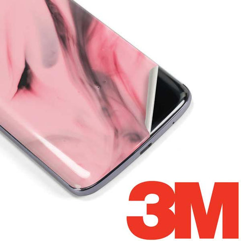 Pink Marble Ink Moto E5 Plus Skin