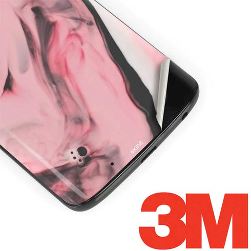 Pink Marble Ink Moto G6 Skin